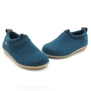 Haflinger Guido Wool Slip On Adjustable Cushioned Clog Womens Size 7 EU 38